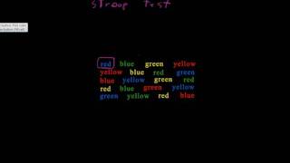 Stroop Test [upl. by Baelbeer]