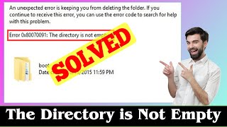 SOLVED Error The Directory is Not Empty Problem Issue [upl. by Nordine947]