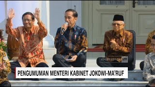 Sah Presiden Jokowi Umumkan Menteri Baru Kabinet Indonesia Maju [upl. by Aivekahs]