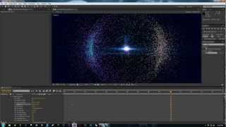 After Effect Tutorial  Trapcode Particular Particle Sphere [upl. by Stubbs]