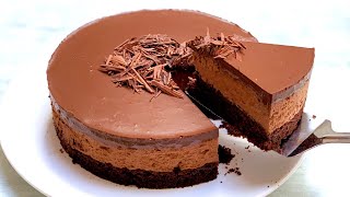 chocolate mousse cake recipe l Chocolate mousse cake [upl. by Enaoj]