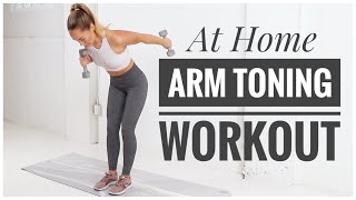 TONED ARMS  Home Workout [upl. by Camey34]