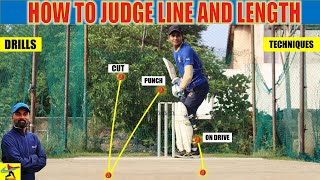 HOW TO JUDGE BALL’S LINE AND LENGTH IN BATTING  TECHNIQUE DRILLS AND TIPS  HINDI CRICKET COACHING [upl. by Dorsman552]