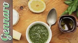 Traditional Basil Pesto  Gennaro Contaldo [upl. by Nakah]