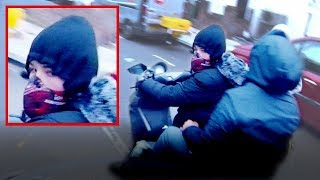 MOPED THIEF CHASED BY VICTIM [upl. by Louella]