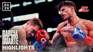 THE RETURN  Ryan Garcia vs Oscar Duarte Fight Highlights [upl. by Kovacs]