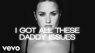 Demi Lovato  DADDY ISSUES LYRIC VIDEO [upl. by Ani]