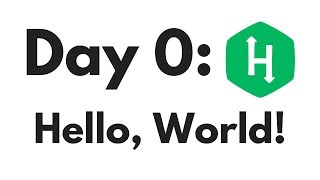 HackerRank Day 0 Hello World  Python [upl. by Bertha219]