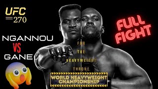 NGANNOU vs GANE FIGHT 🏆🔥🔥🔥🏆 [upl. by Ardeahp106]