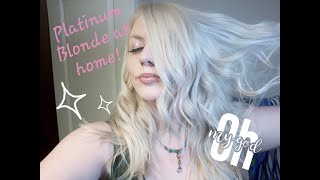 DIY Platinum Blonde using Schwarzkopf Blondme [upl. by Andert396]