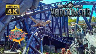 2021 Velocicoaster Roller Coaster On Ride Front Row 4K POV Islands of Adventure Universal Orlando [upl. by Gerson]