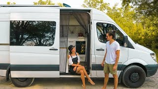 Van Life Tour  Our Custom DIY Sprinter Van Conversion  Eamon amp Bec [upl. by Stephannie759]