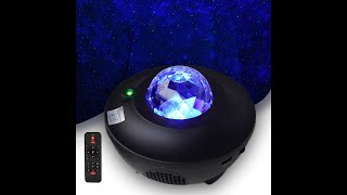 Sternenhimmel Projektor LED Light  Nebu Licht Starry Music Projector [upl. by Aenej]