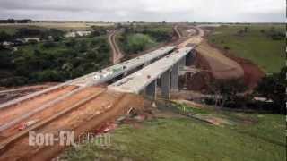 Timelapse Construction Anthonys Cutting Realignment Project [upl. by Berke]