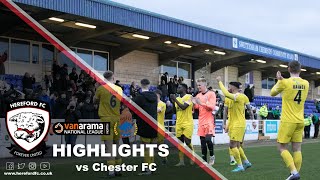 HIGHLIGHTS  Chester 23 Hereford [upl. by Shiff]