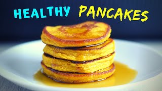 3 Ingredient Healthy Pancakes 3 WAYS GLUTEN FREE [upl. by Anatak]