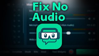 Fix No Audio in Streamlabs OBS in 3 Minutes [upl. by Korb]