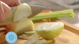 What Is a Mirepoix ⎢ Martha Stewarts Cooking School [upl. by Renruojos659]