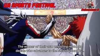 UA Sports Festival  Kirishima VS Tetsutetsu  Boku No Hero Academia [upl. by Ahsieker996]