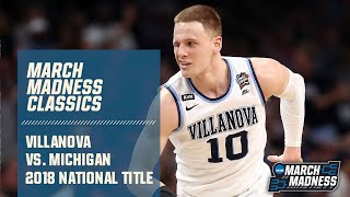 2018 March Madness NCAA title game Villanova v Michigan FULL [upl. by Nivk735]