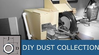 The Ultimate Dust Collection Hood for a Miter Saw [upl. by Gerdi]