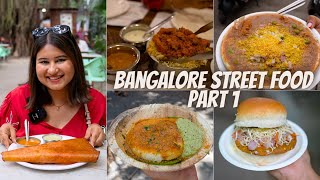 Best BANGALORE Street Food Tour Part 1  Ghee Podi Idli Holige Dosa Biryani amp More [upl. by Erbe732]