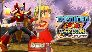 Tatsunoko vs Capcom Ultimate AllStars HD  Arcade Roll amp Zero  4K 60FPS [upl. by Aneekat]