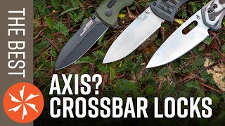 AXIS Lock Alternatives The Crossbar Lock Best Knife Lock Ever [upl. by Lemert]