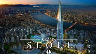 Seoul 4K Drone 🇰🇷  Epic Seoul Timelapse  South Korea As Never Seen Before [upl. by Bertrando]