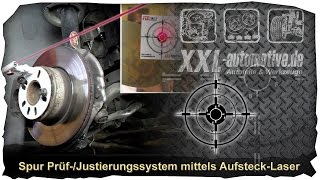 Spur und Sturz einstellen amp justieren mit Laserachsvermessung  How to [upl. by Corine]