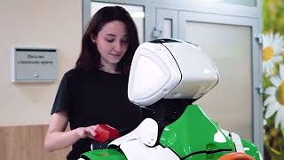 Medical Assistant Robot  Promobot [upl. by Ainoval]