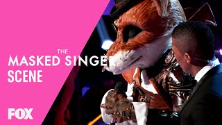 Fox Gets Emotional On Stage  Season 2 Ep 13  THE MASKED SINGER [upl. by Neelram491]