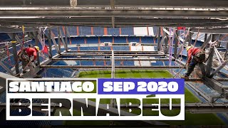 🆕 Real Madrids NEW Santiago Bernabéu stadium works September 2020 [upl. by Naelopan]