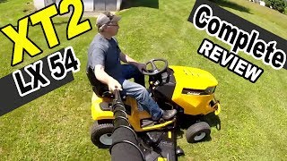 Cub Cadet XT2 Lawn tractor review  XT2 LX54 FAB [upl. by Poucher983]