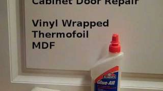 Repair Loose Vinyl Cabinet Door Edges [upl. by Hephzipah]