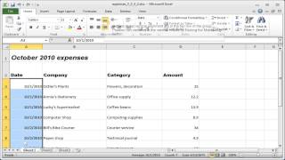 Excel Text Horizontal and vertical alignment [upl. by Evander]