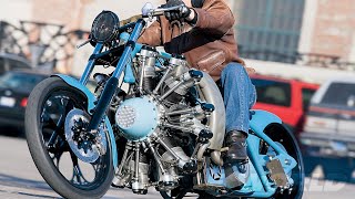 Largest TURBO RADIAL Engine Motorcycles [upl. by Hawkins724]