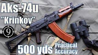 AKs74u quotKrinkovquot to 500yds Practical Accuracy [upl. by Hpeseoj]