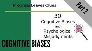 30 cognitive biases amp psychological misjudgments   Do YOU Know thyself [upl. by Hiram337]