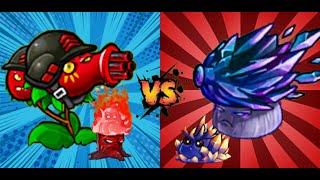 PVZ 1 FUSION Challenge Who Is Stronger 3 Level Of Fusion Peashooter VS Fume Shroom [upl. by Wills]