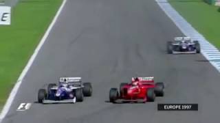 Michael Schumacher VS Jacques Villeneuve 1997 [upl. by Weber278]