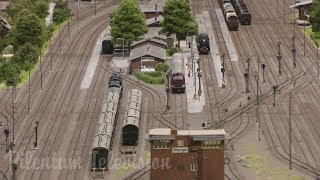 One of Germanys finest and most famous and superb model railway with steam trains in HO scale [upl. by Rachael]