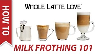 Milk Frothing for Beginners [upl. by Balbur]