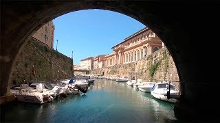 Un paseo por Livorno la pequeña Venecia de la Toscana [upl. by Mcgraw]