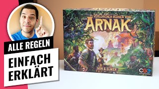 Ruinen von Arnak direkt losspielen • Regeln • Anleitung [upl. by Nobe]