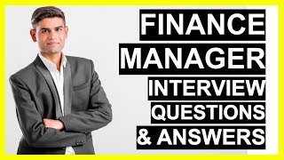 FINANCE MANAGER Interview Questions And Answers How To Become A Finance Manager [upl. by Lilahk]