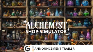 Alchemist Shop Simulator  Announcement trailer EN [upl. by June]