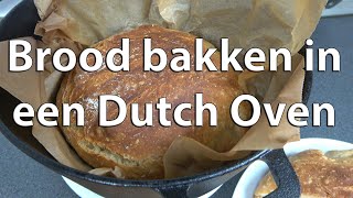 Brood bakken in een Dutch oven [upl. by Eca]