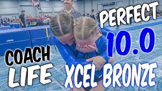 Coach Life Gymnastics Perfect 100 ON VAULT Rachel Marie [upl. by Gnut]