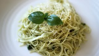 Basil Pesto Pasta Recipe [upl. by Ahsila]